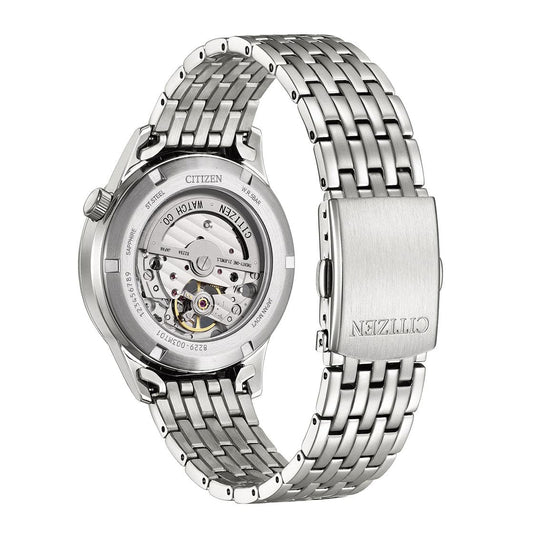 CITIZEN AUTOMATIC GENTS WATCH BLUE DIAL - NH9130-84L - Kamal Watch Company