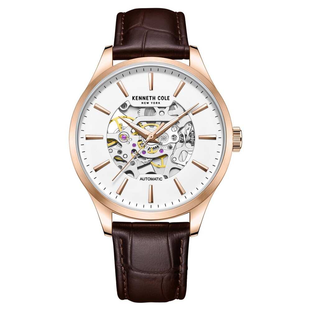 Kenneth Cole White Dial Automatic Watch for Men KCWGE2216901MN - Kamal Watch Company
