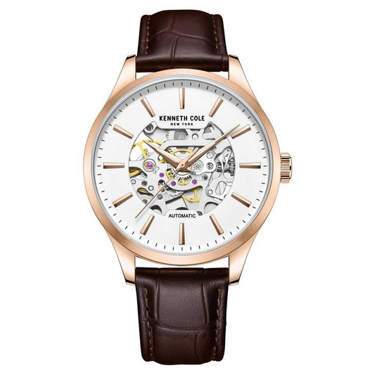 Kenneth Cole White Dial Automatic Watch for Men KCWGE2216901MN - Kamal Watch Company