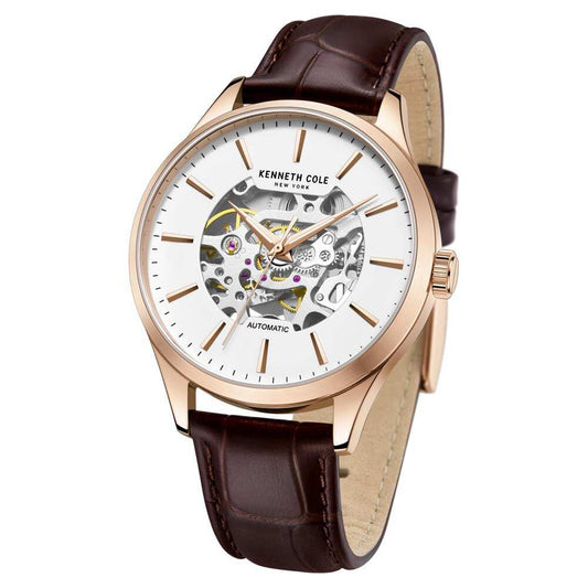 Kenneth Cole White Dial Automatic Watch for Men KCWGE2216901MN - Kamal Watch Company