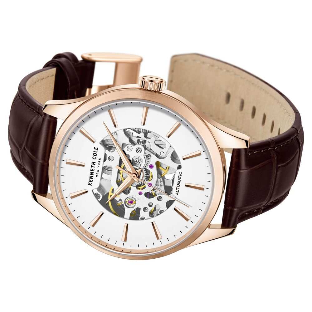 Kenneth Cole White Dial Automatic Watch for Men KCWGE2216901MN - Kamal Watch Company