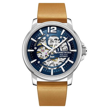 Kenneth Cole Blue Dial Automatic Watch for Men KCWGE2220502MN - Kamal Watch Company