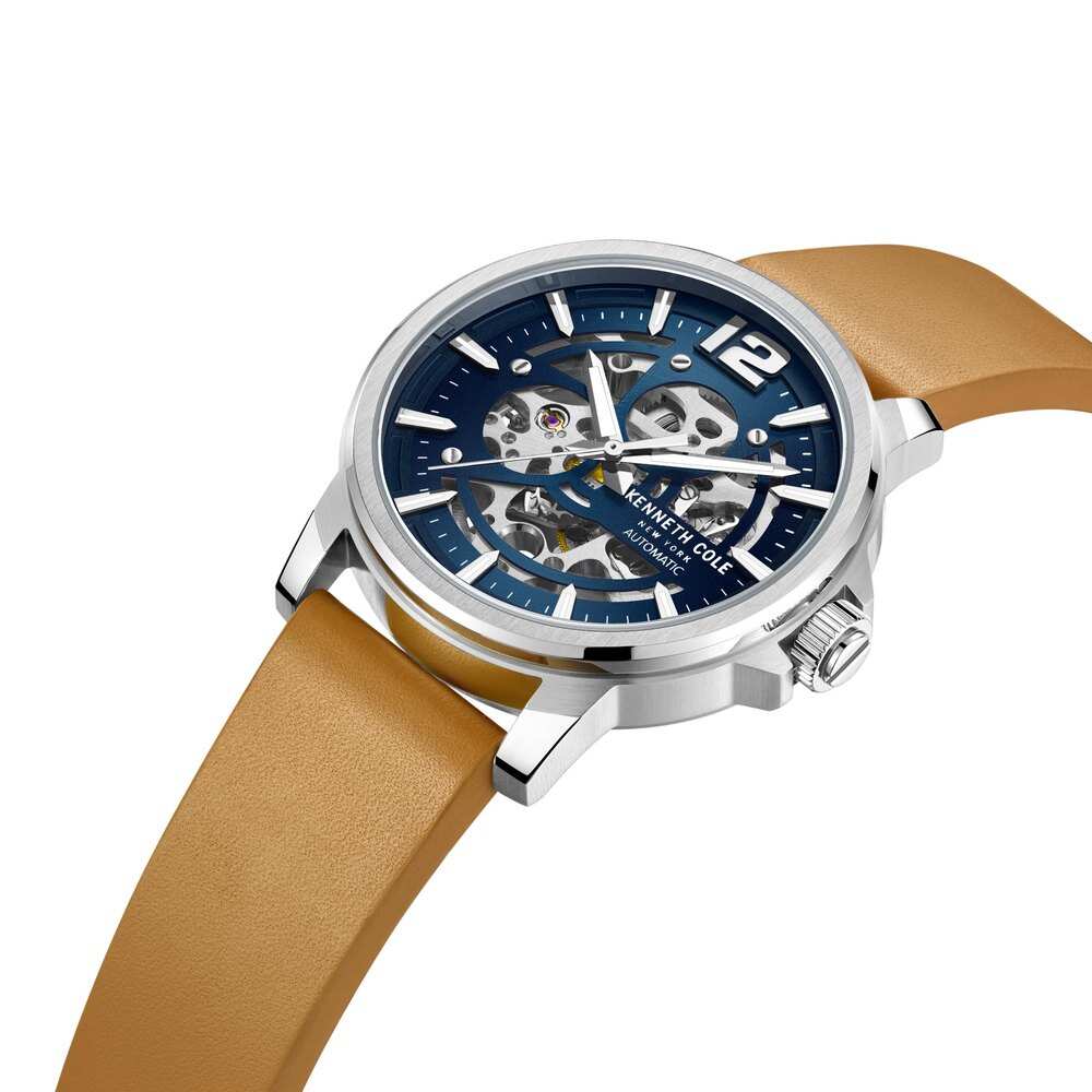 Kenneth Cole Blue Dial Automatic Watch for Men KCWGE2220502MN - Kamal Watch Company