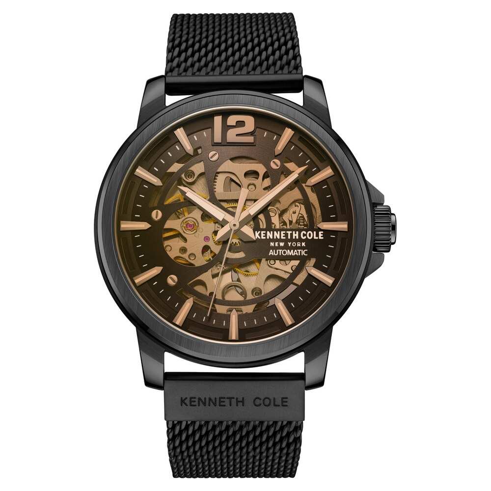 Kenneth Cole Black Dial Automatic Watch for Men KCWGL2220503MN - Kamal Watch Company