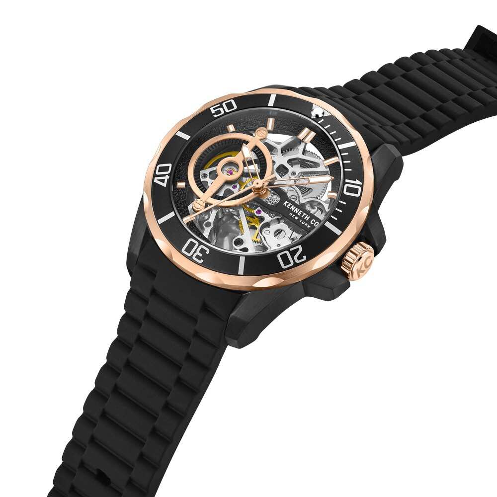Kenneth Cole Black Dial Automatic Watch for Men KCWGR0012804MN - Kamal Watch Company