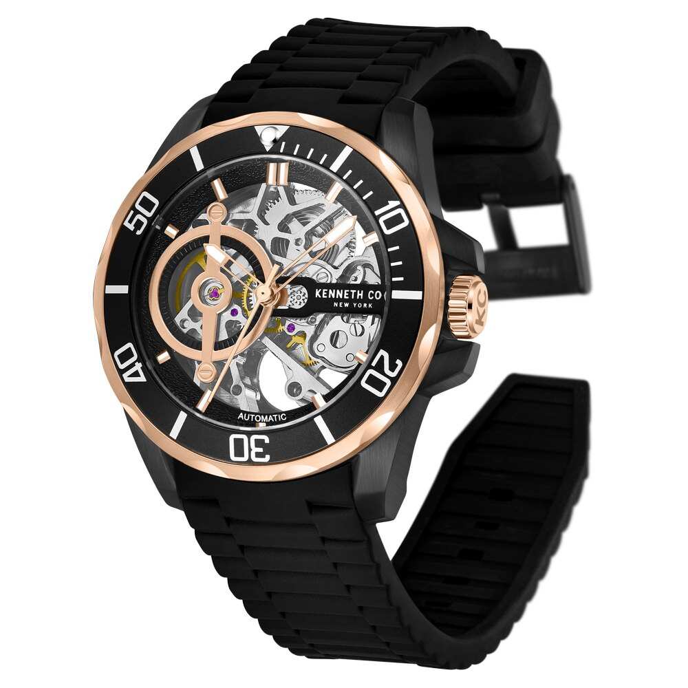 Kenneth Cole Black Dial Automatic Watch for Men KCWGR0012804MN - Kamal Watch Company