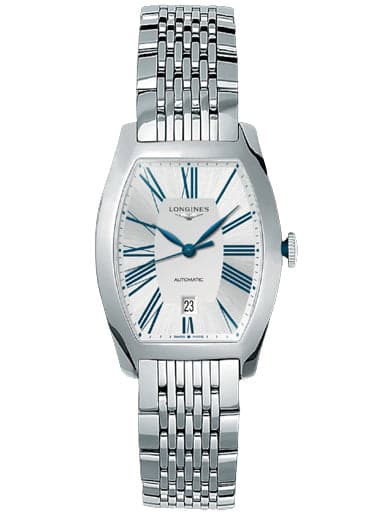 Longines Evidenza Silver Dial Stainless Watch - Kamal Watch Company