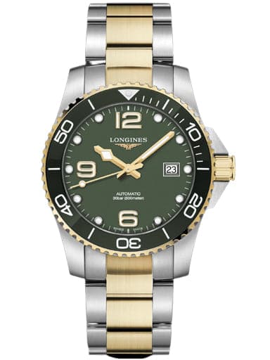 Longines HydroConquest Green Dial Watch - Kamal Watch Company