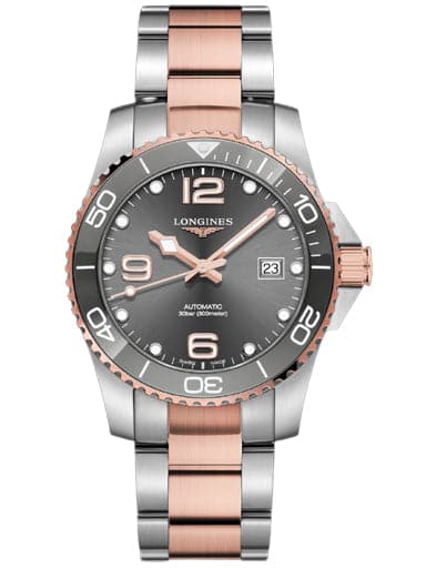 Longines HydroConquest Grey Dial Watch - Kamal Watch Company