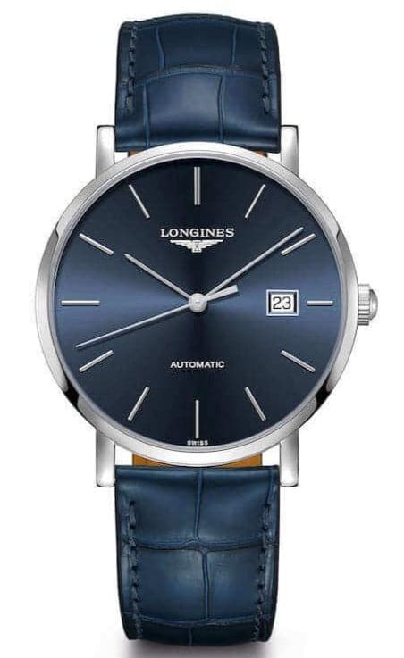 Longines Elegant Sunray Blue Dial Automatic Men's Watch - Kamal Watch Company