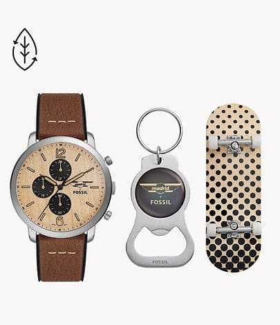 FOSSIL Madrid x Fossil Limited Edition Neutra Chronograph Watch Set LE1149SET - Kamal Watch Company