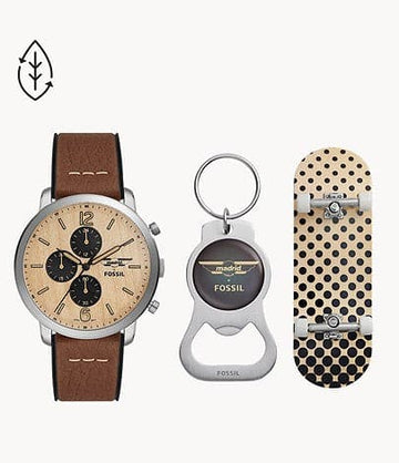 FOSSIL Madrid x Fossil Limited Edition Neutra Chronograph Watch Set LE1149SET - Kamal Watch Company