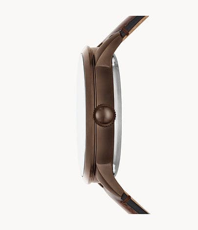 FOSSIL Townsman Automatic Brown Eco Leather Watch ME3225I - Kamal Watch Company