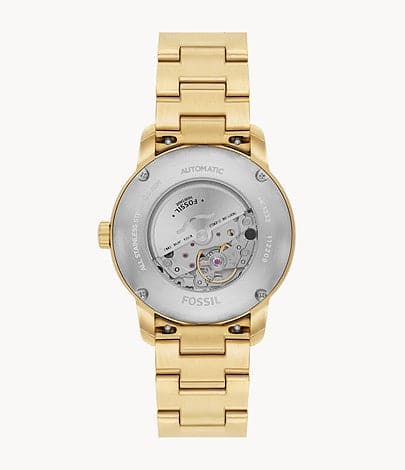 Fossil Heritage Automatic Gold-Tone Stainless Steel Watch ME3232 - Kamal Watch Company