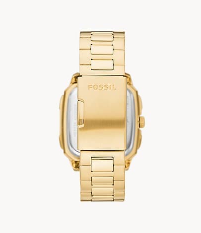 FOSSIL Inscription Automatic Gold-Tone Stainless Steel Watch ME3239 - Kamal Watch Company