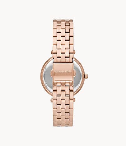 Michael Kors Darci Three-Hand Rose Gold-Tone Stainless Steel Watch MK4592 - Kamal Watch Company