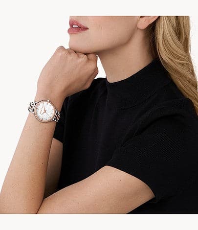 Michael Kors Pyper Three-Hand Two-Tone Alloy Watch MK4667I - Kamal Watch Company