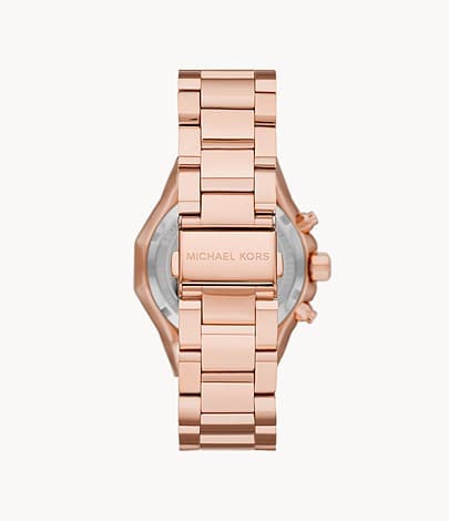 Michael Kors Raquel Chronograph Rose Gold-Tone Stainless Steel Watch MK4688I - Kamal Watch Company