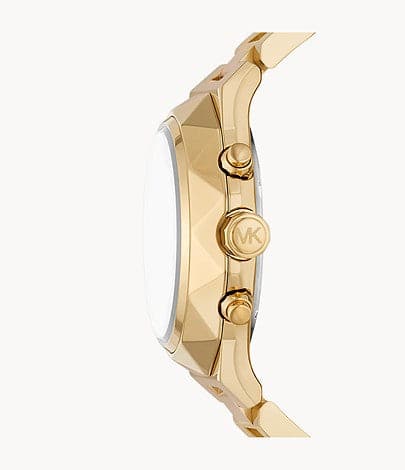 Michael Kors Raquel Chronograph Gold-Tone Stainless Steel Watch MK4690I - Kamal Watch Company