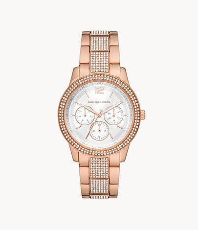 Michael Kors Tibby Multifunction Rose Gold-Tone Stainless Steel Watch MK7293 - Kamal Watch Company