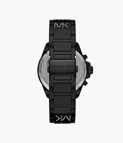 Michael Kors Wren Chronograph Black Stainless Steel Watch MK7306I - Kamal Watch Company