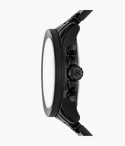 Michael Kors Wren Chronograph Black Stainless Steel Watch MK7306I - Kamal Watch Company
