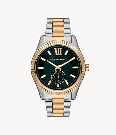 Michael Kors Lexington Multifunction Two-Tone Stainless Steel Watch MK9063I - Kamal Watch Company