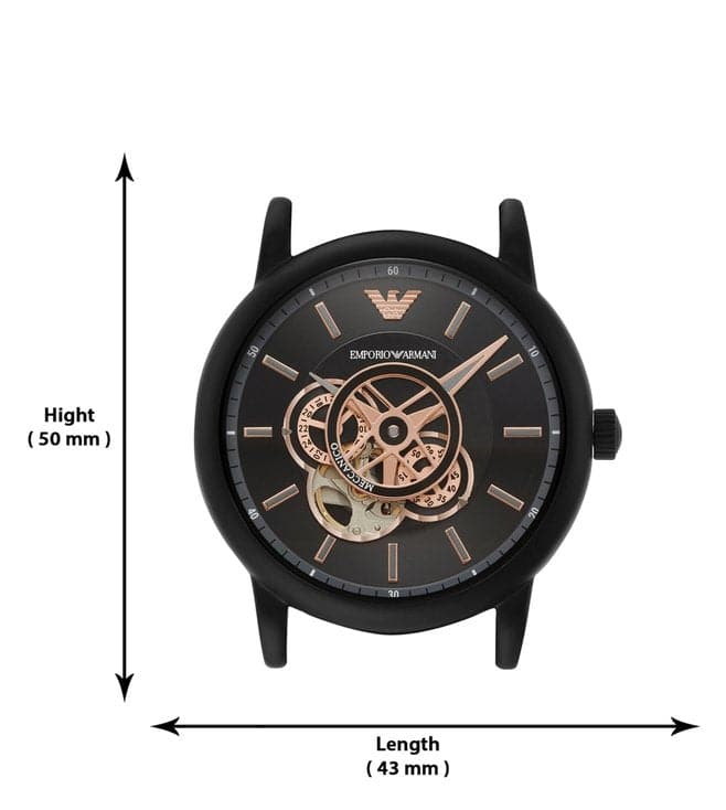 EMPORIO ARMANI Luigi Black Dial Watch for Men AR60012 - Kamal Watch Company