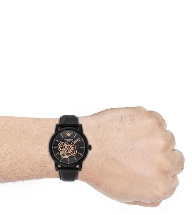 EMPORIO ARMANI Luigi Black Dial Watch for Men AR60012 - Kamal Watch Company