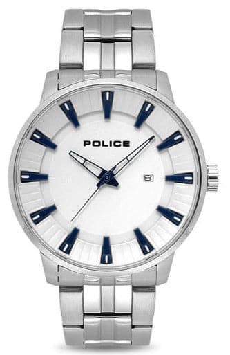 Police Silver Dial Silver Stainless Steel Strap Men's Watch - Kamal Watch Company