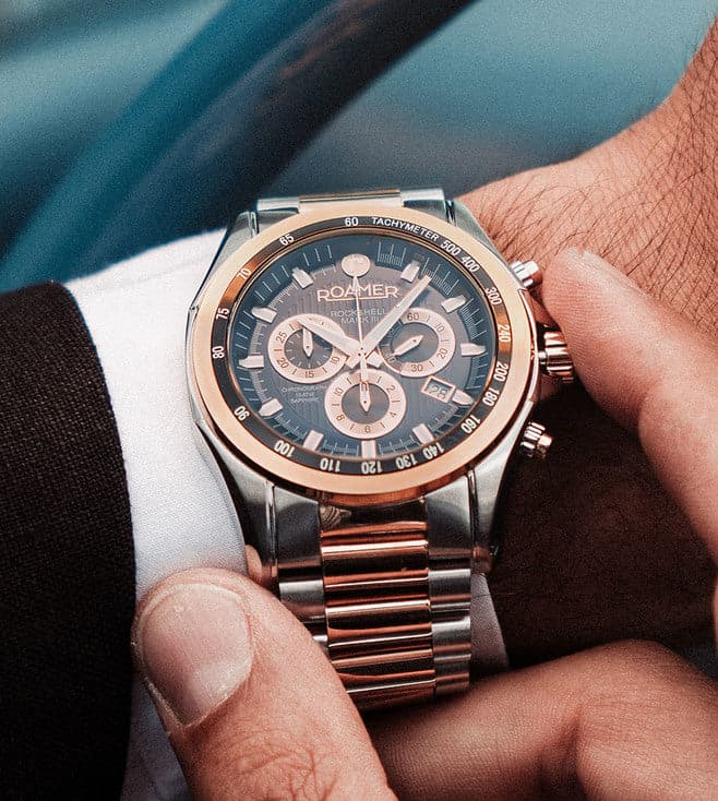 ROAMER ROCKSHELL MARK III CHRONO 220837494520 - Kamal Watch Company