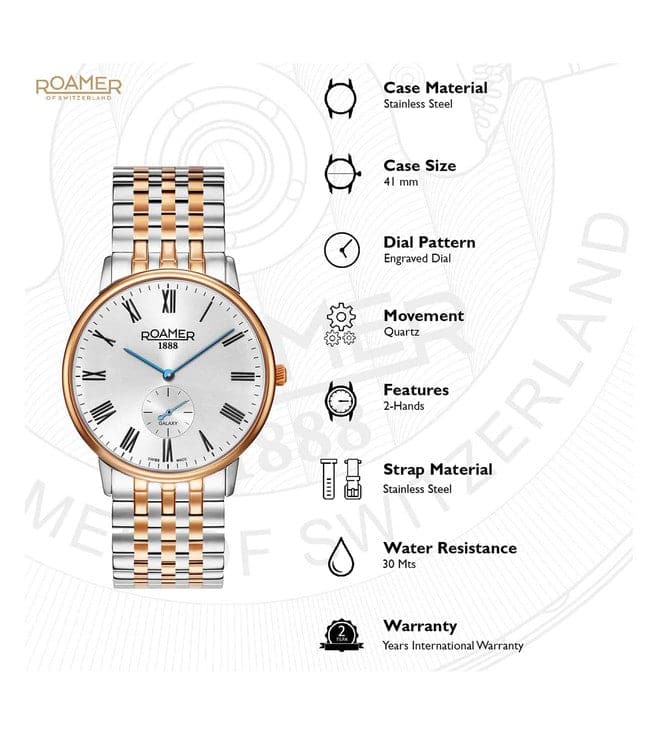 ROAMER Galaxy Watch for Men 620710491550 - Kamal Watch Company