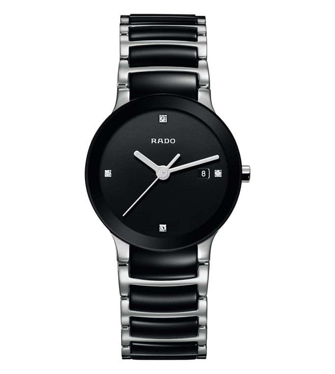 Rado Centrix Quartz Black Dial Women's Watch - Kamal Watch Company