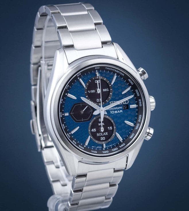 SEIKO Discover More Chronograph Watch for Men SSC801P1 - Kamal Watch Company