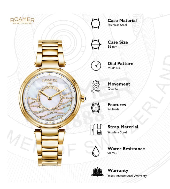 ROAMER Lady Mermaid Watch for Women 600857481550 - Kamal Watch Company