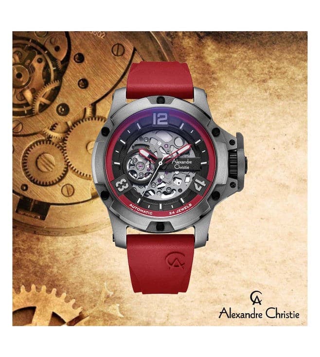 ALEXANDRE CHRISTIE 6295MTRTPBARE AC Mechanical Automatic Watch for Men - Kamal Watch Company