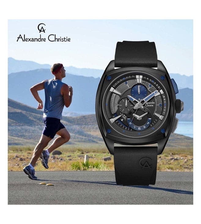 ALEXANDRE CHRISTIE 6591MCRUBBA AC Chronograph Watch for Men - Kamal Watch Company