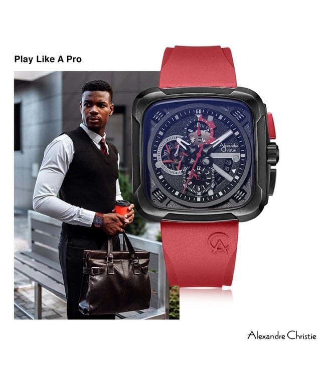 ALEXANDRE CHRISTIE 6577MCRIPBARE AC Chronograph Watch for Men - Kamal Watch Company