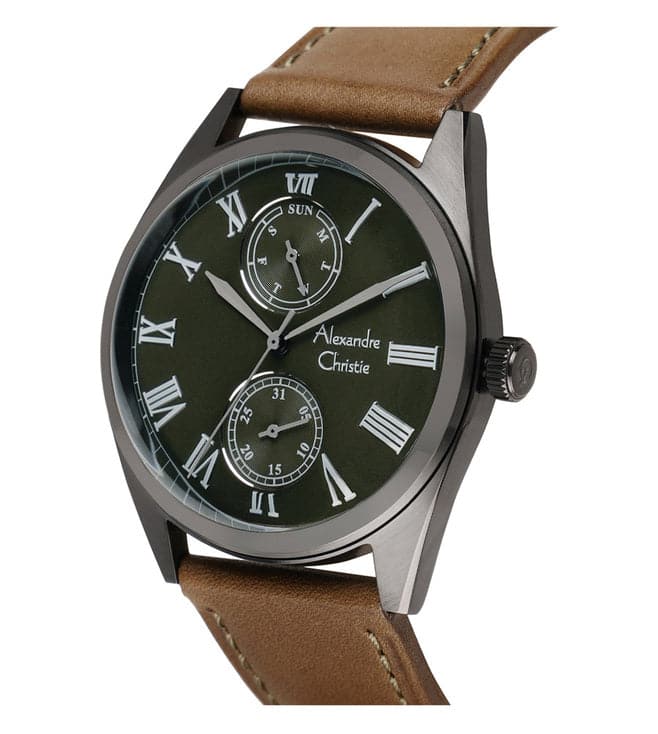 ALEXANDRE CHRISTIE 6578MFLIPGN AC Multifunction Watch for Men - Kamal Watch Company