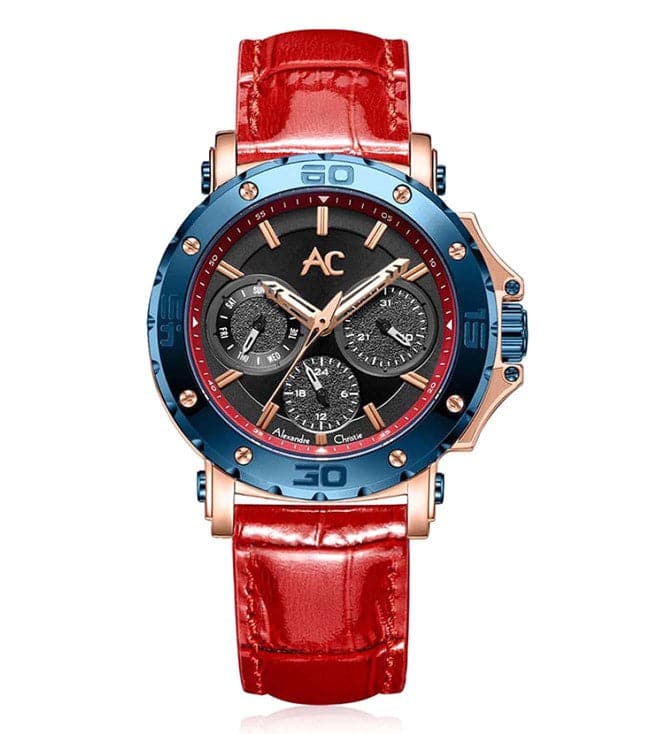 ALEXANDRE CHRISTIE 9205BFLURBA AC Multifunction Watch for Women - Kamal Watch Company
