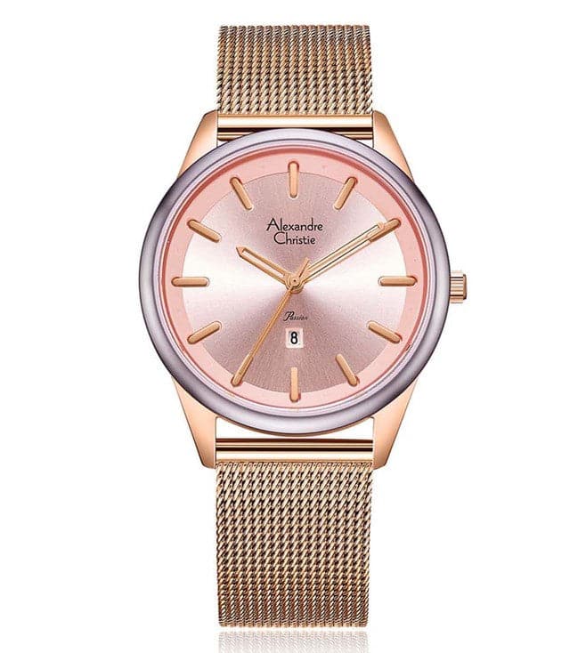 ALEXANDRE CHRISTIE 2960LDBRGLNPN AC Classic Watch for Women - Kamal Watch Company
