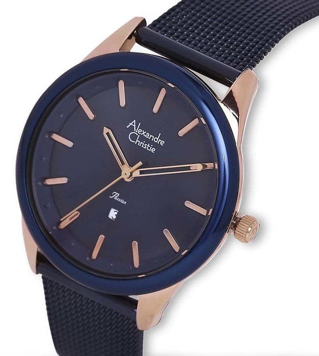 ALEXANDRE CHRISTIE 2960LDBURBU AC Classic Watch for Women - Kamal Watch Company