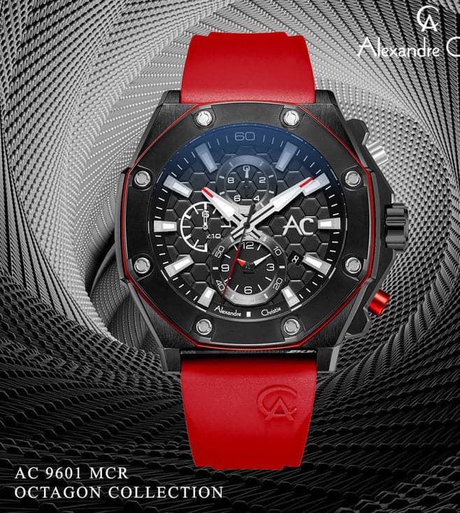 ALEXANDRE CHRISTIE 9601MCRIPBARE  Chronograph Watch for Men - Kamal Watch Company