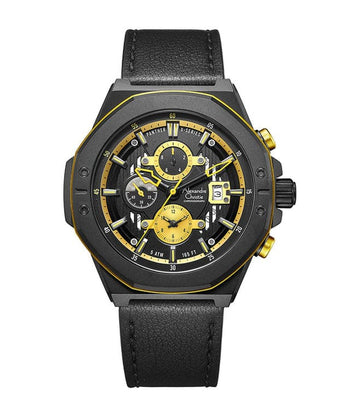 ALEXANDRE CHRISTIE Panther X Series Chronograph Watch for Men 6597MCLIPBAYL - Kamal Watch Company