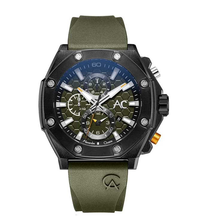 ALEXANDRE CHRISTIE Chronograph Watch for Men 9601MCRIPGN - Kamal Watch Company