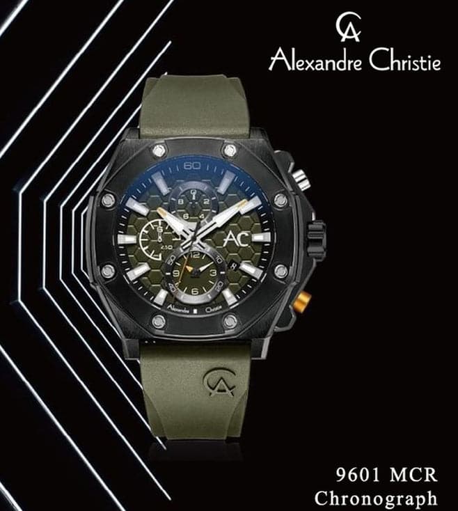 ALEXANDRE CHRISTIE Chronograph Watch for Men 9601MCRIPGN - Kamal Watch Company