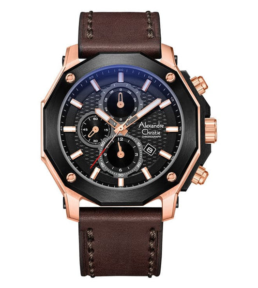 MCL Chronograph Watch for Men 6586MCLBRBA 6586 - Kamal Watch Company