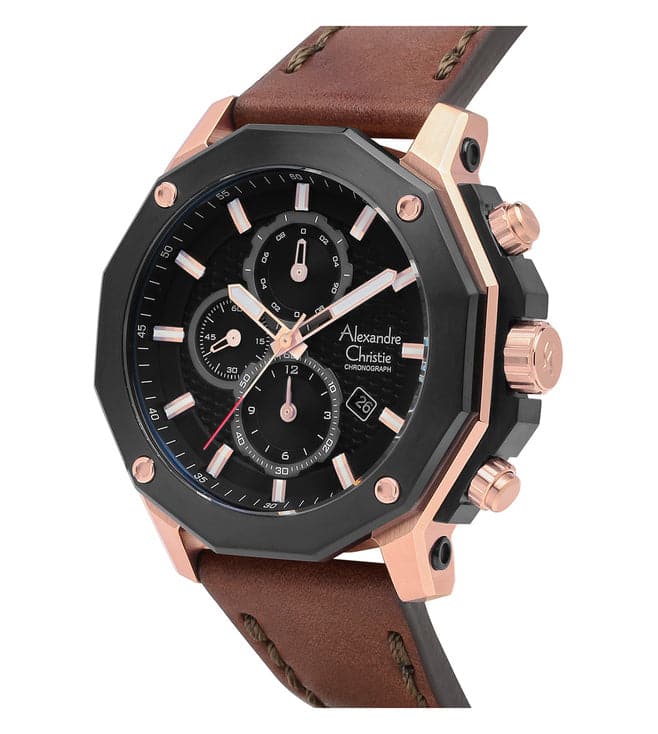 MCL Chronograph Watch for Men 6586MCLBRBA 6586 - Kamal Watch Company
