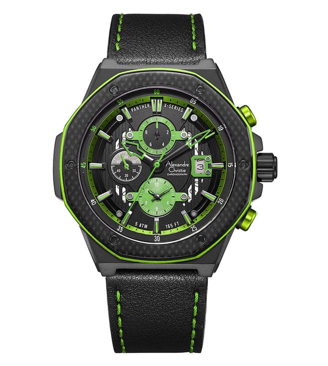 ALEXANDRE CHRISTIE Panther X Series 6600 MCL Chronograph Watch for Men 6600MCLIPBAGN - Kamal Watch Company