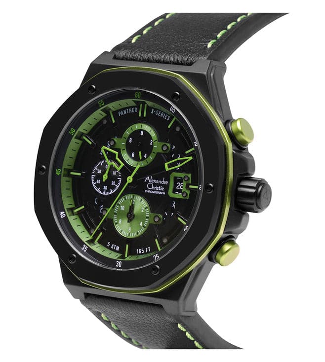 ALEXANDRE CHRISTIE Panther X Series 6600 MCL Chronograph Watch for Men 6600MCLIPBAGN - Kamal Watch Company